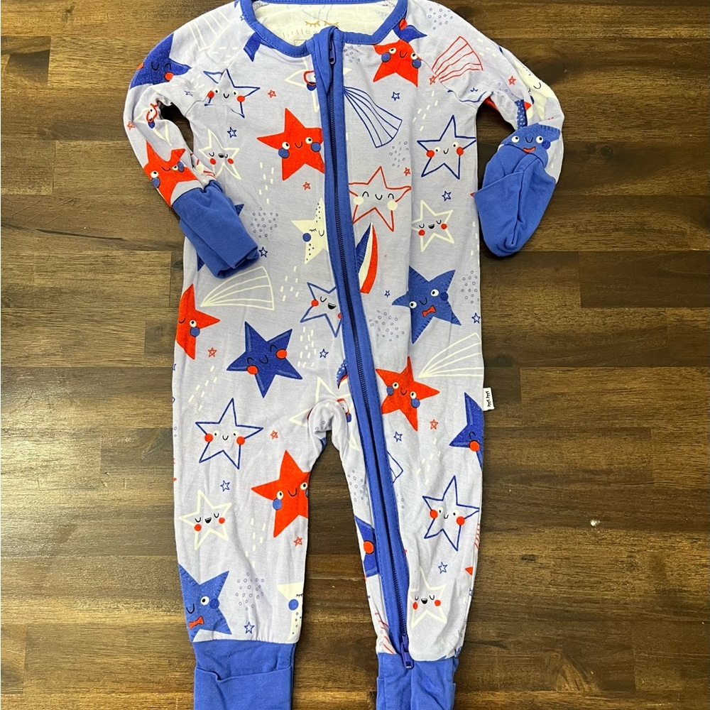 Little sleepies 4th of July sleeper